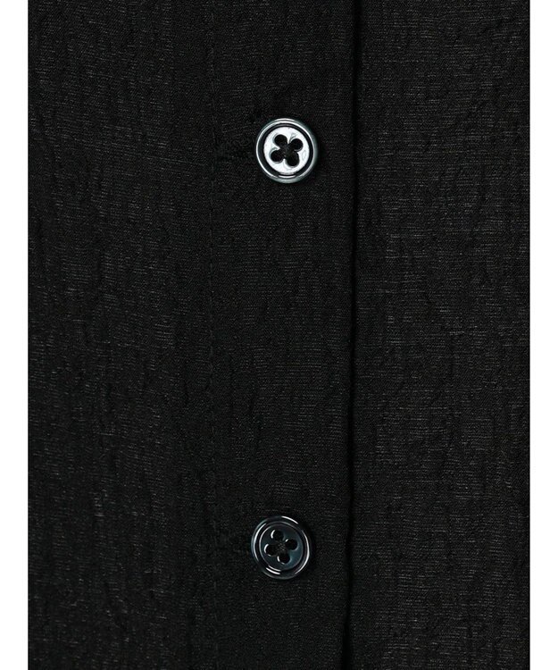 earth music&ecology シアーパイピングシャツ Black