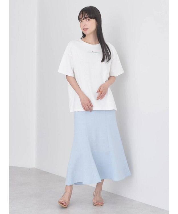 earth music&ecology ＵＮＥ　ＢＥＬＬＥ　ＨＡＲＭＯＮＩＥ　Ｔシャツ Off White
