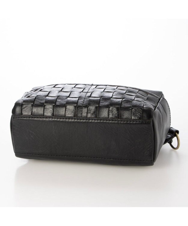 UNBILLION ピークスピーク PEAKS PEAK / 牛革レザーメッシュボディショルダー ブラック