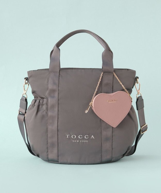 TOCCA 【WEB＆一部店舗限定・環境にやさしい素材】SANA SIDEPOCKET TOTE トートバッグ ベージュ系