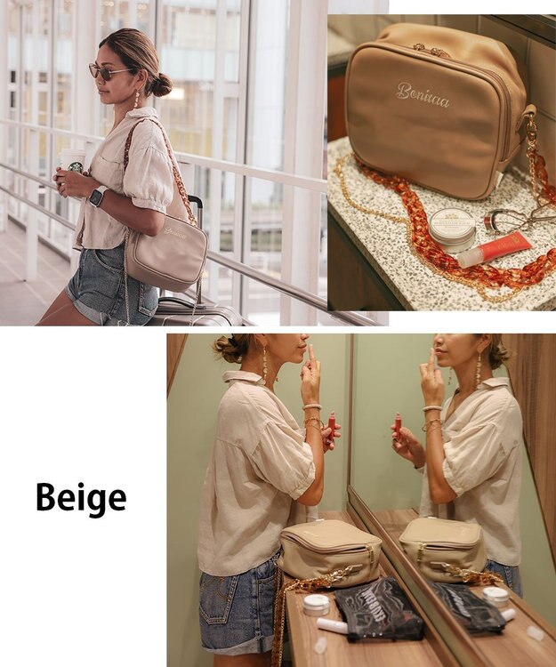 ROOTOTE 6824【簡易保冷】LT.サーモキーパー.コスメトート.ボニータ 02：ベージュ