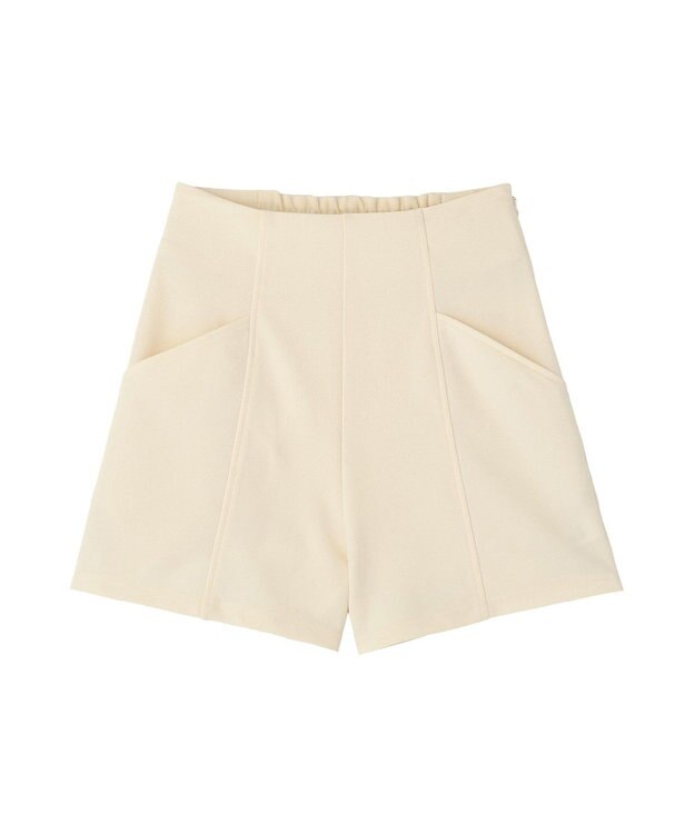 earth music&ecology カットツイルショートパンツ Ivory