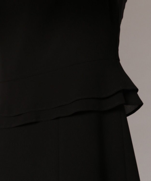 自由区 FORMAL 【オールシーズン対応】バーズアイ ジャケット+ワンピース ブラック系