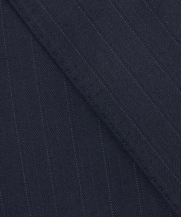 GOTAIRIKU シワになりにくい【御幸毛織/みゆきけおり】Superio160 スーツ_ネイビーストライプ ネイビー系1