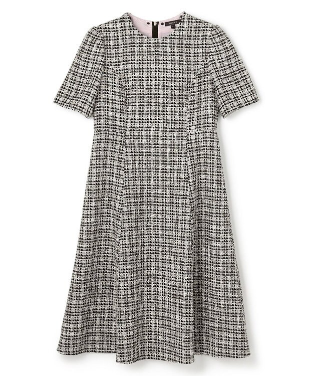 TOCCA 【洗える・消臭】 TWEED BLOSSOM ドレス ブラック系5