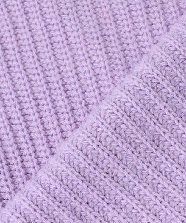 uncrave チャンキーニット カーディガン ラベンダー