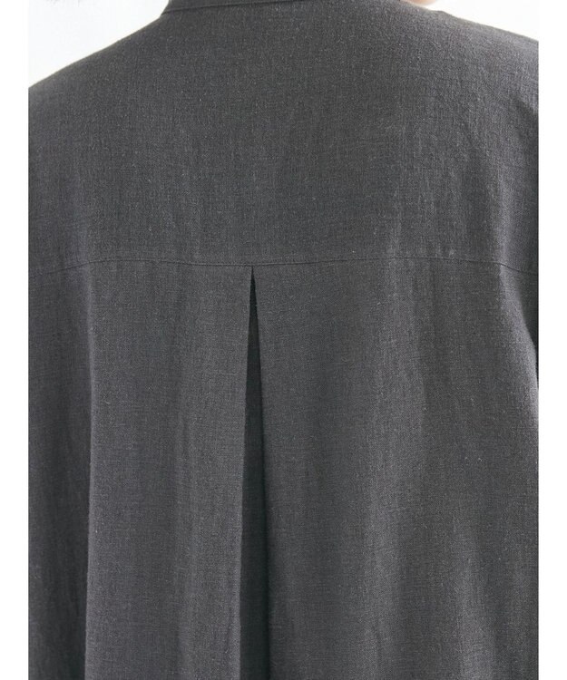 CRAFT STANDARD BOUTIQUE 【キナリノ別注】リネンレーヨンWポケットシャツ Charcoal Gray
