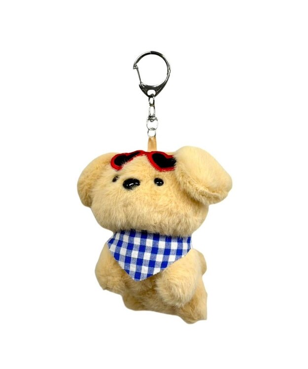 WEGO サングラスパピーぬいぐるみキーホルダー ブラウン