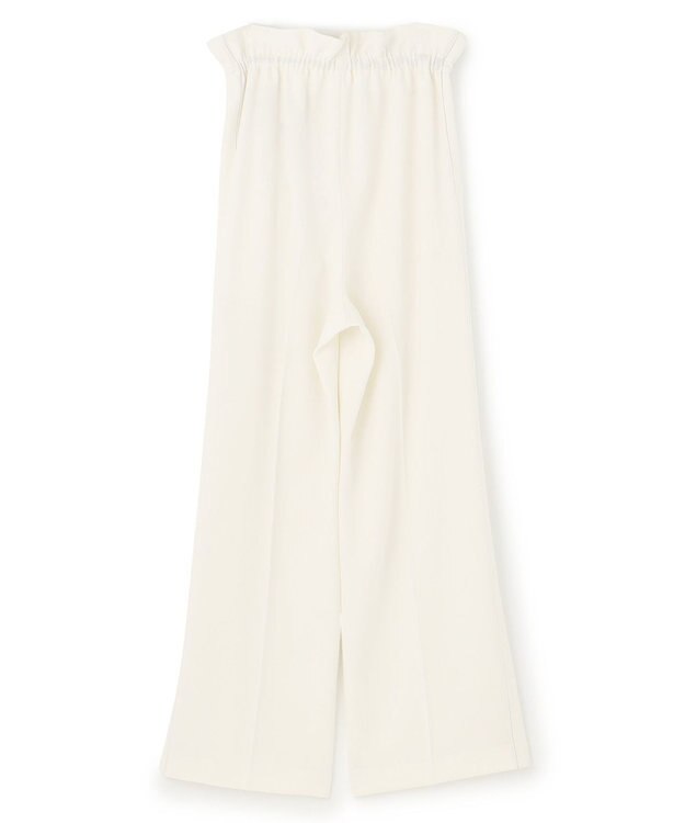 BEIGE， 【洗える・STORY 6月号掲載】RUE / ウエストゴムワイドストレートパンツ Meringue