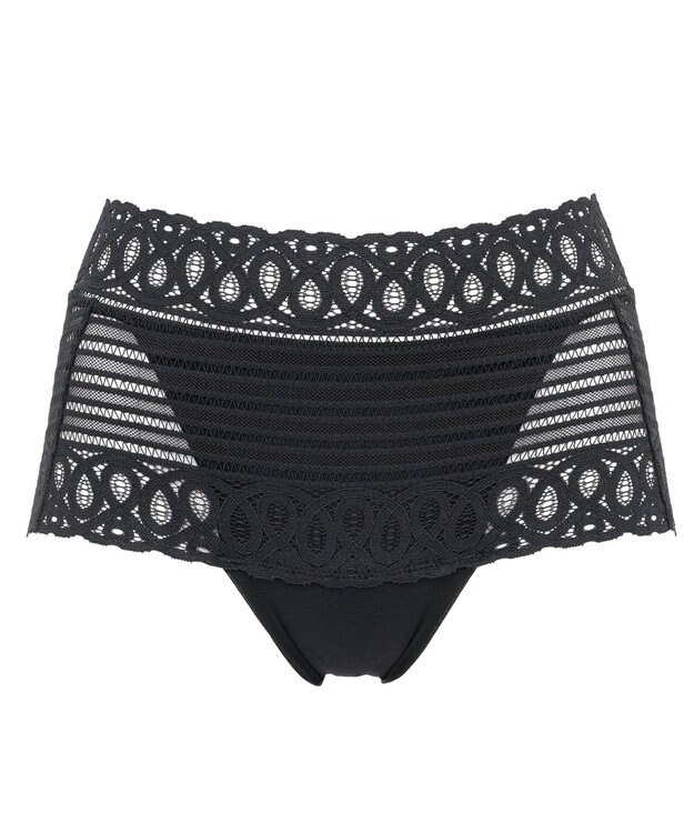 BRADELIS New York 【BRADELIS Me】Sweet Night Shorts  深履き レース ショーツ ブラック