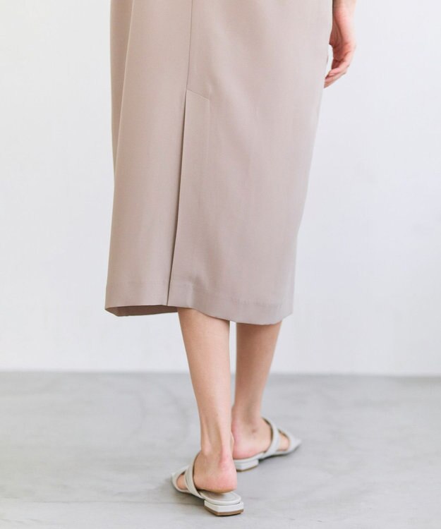 BEIGE， FLEUR / ドレープニット ネックドレス Beige