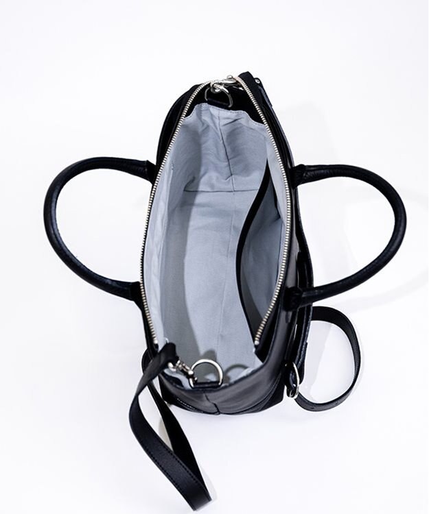 YUSHI EPICE-2WAY HANDBAG ハンドバッグ ショルダーバッグ 2WAY ブラック