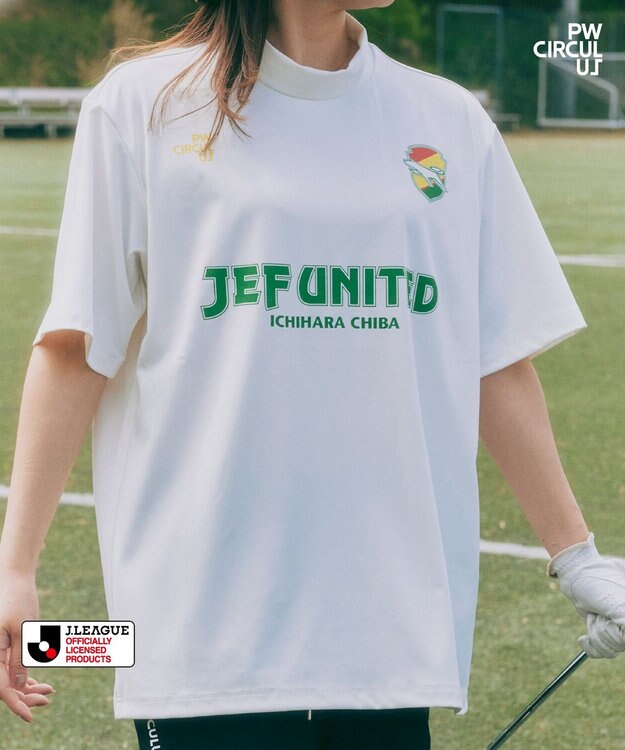 PW CIRCULUS 【UNISEX】J.LEAGUE モックネック J1所属の20クラブコラボ ゴルフ ジェフユナイテッド千葉