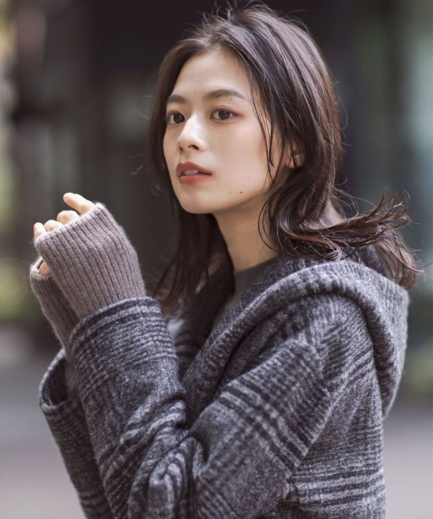 J.PRESS LADIES ピュアカシミヤ アームウォーマー ブラウン系