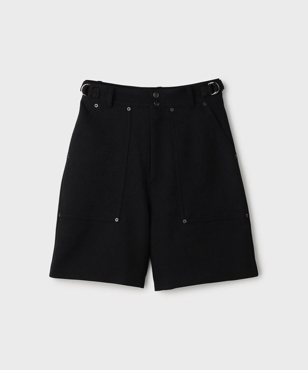 GRACE CONTINENTAL ツイーディーハーフパンツ ブラック