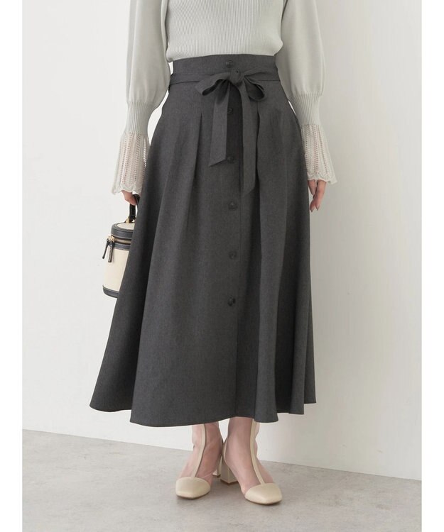 earth music&ecology デニムライクスカート Black