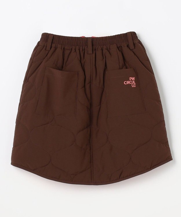 PW CIRCULUS 【WOMEN】キルティング中綿リバーシブルスカート  ゴルフウェア レディース ダークブラウン系