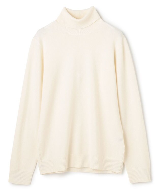 JOSEPH HOMME ピュアカシミヤ　タートルネックニット ホワイト系