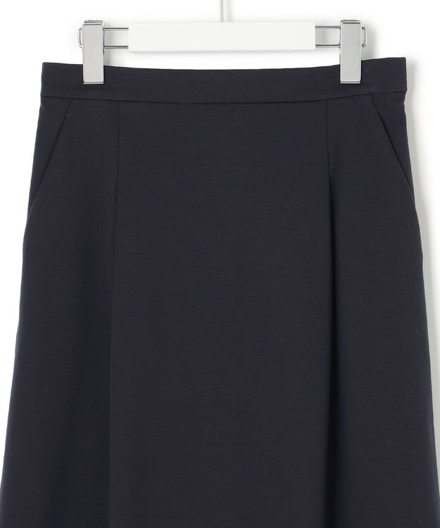 23区 【セットアップ対応/洗える】ストレッチポンチ スカート ネイビー系