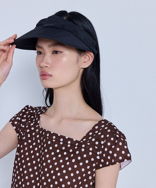 TOCCA RIBBON KNOT 2WAY SUNVISOR サンバイザー＆カチューシャ ブラック系