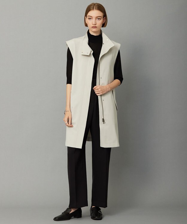 ICB ボンディングツイル スリーブレスアウター トープ系