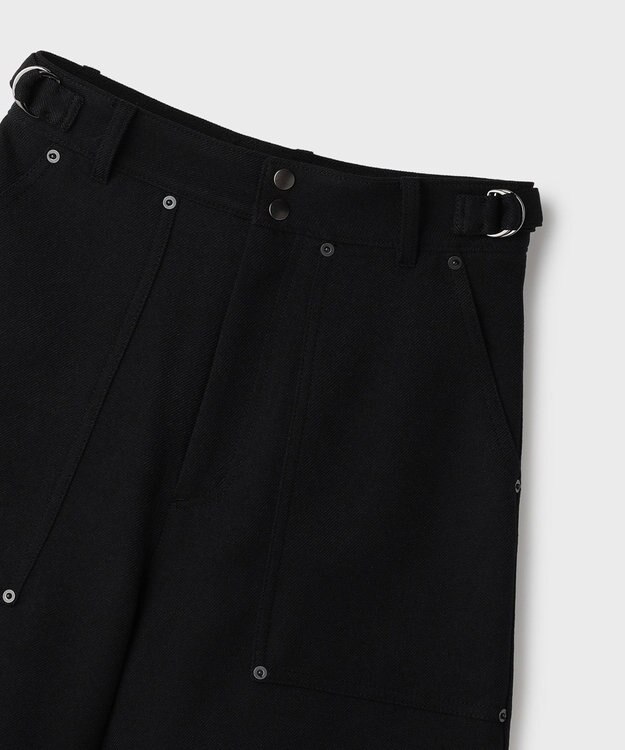GRACE CONTINENTAL ツイーディーハーフパンツ ブラック
