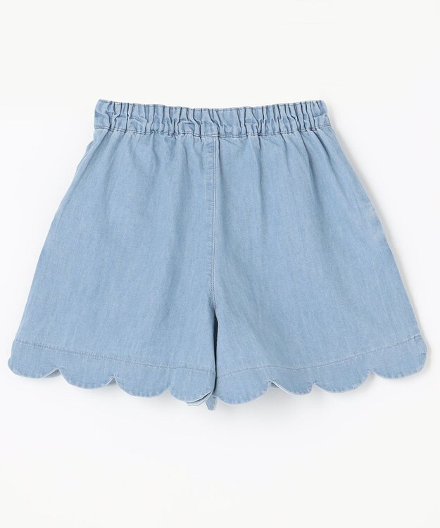 ANY KIDS 裾 スカラップ パンツ デニム