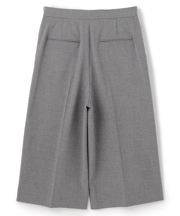 BEIGE， 【セットアップ対応・洗える】ZEPHYR / ウールライクハーフパンツ Top Gray