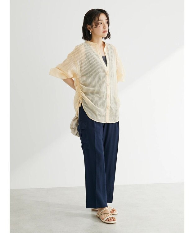 Green Parks カラーテレコタンク Charcoal Gray