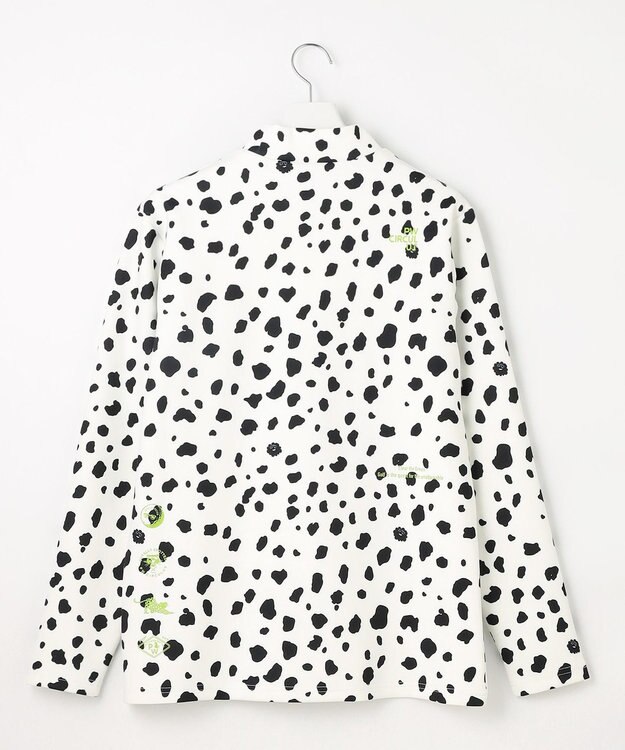 PW CIRCULUS 【MEN】スノーレオパード柄裏フリースモックネックT ホワイト系5