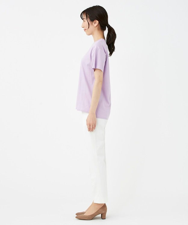 KASHIYAMA 【抗菌消臭】クレンゼ Teeシャツ ラベンダー