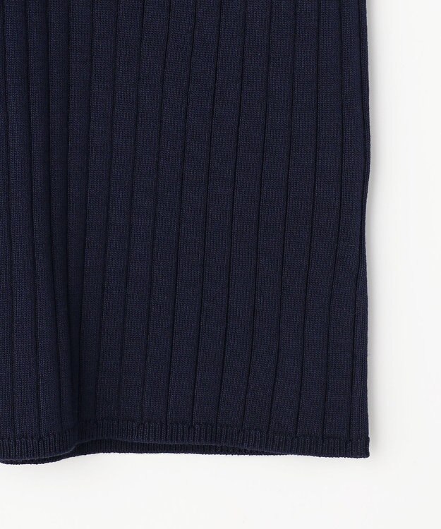 ANY SIS ラインポイント ニット ネイビー