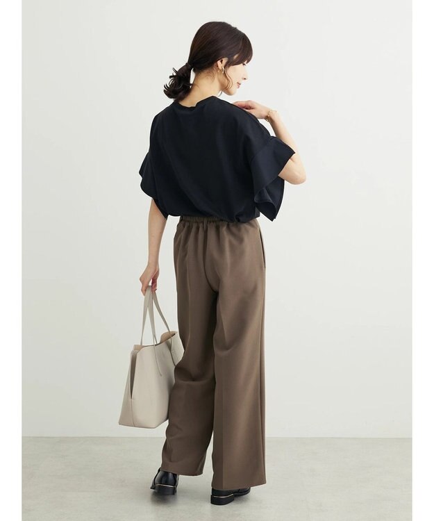 Green Parks フレアスリーブドッキングプルオーバー Black