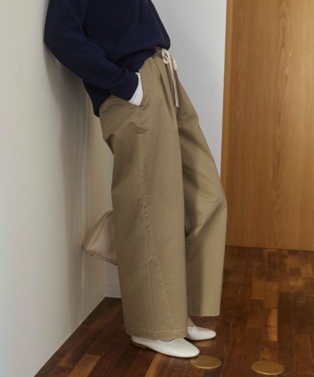 WEGO 【ANGIE VINTAGE】ツイルイージーパンツ ベージュ