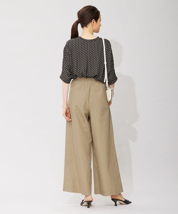 ICB 【洗える】 UnleashLite タックパンツ オリーブ系