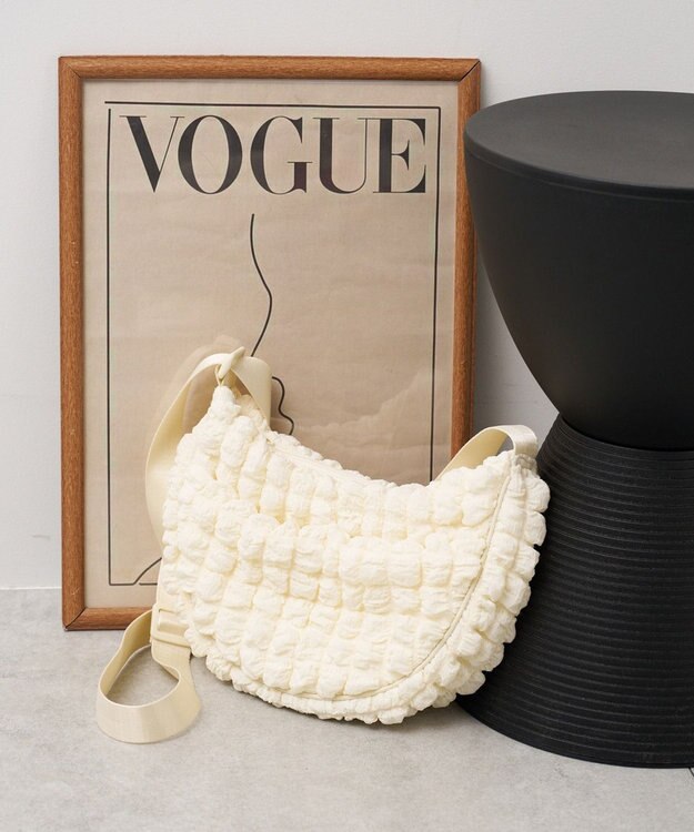 WEGO カラーハーフムーンショルダー 柄2