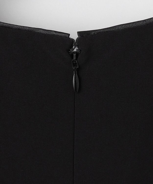 ANY SIS S 【洗える】セレモニーダブルクロス ワンピース ブラック