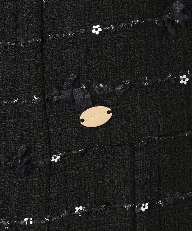 TOCCA FLOWER HIDE AND SEEK ドレス ブラック系