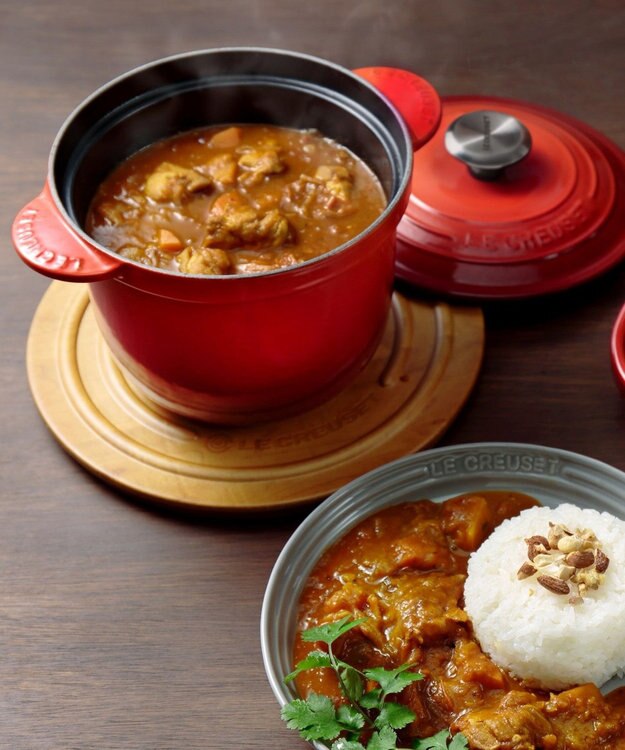 YAMATO テーブル＆キッチン 【ル・クルーゼ】ココット・エブリィ18cm  チェリーレッド レッド