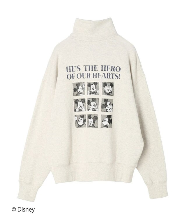 CRAFT STANDARD BOUTIQUE 【Ｄｉｓｎｅｙ】Ｈａｌｆ　Ｚｉｐ　Ｓｗｅａｔ Oatmeal