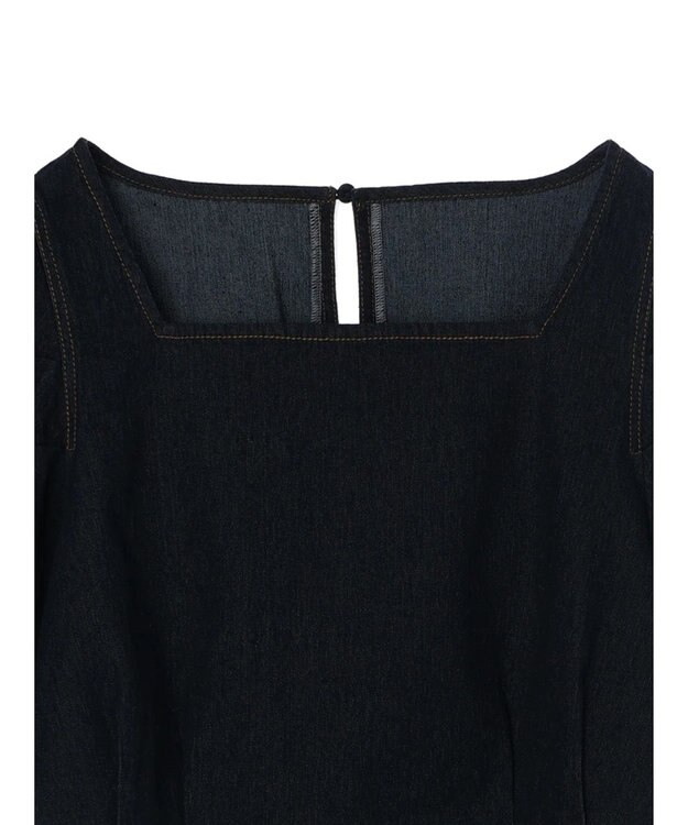 earth music&ecology パワショルスクエアネックプルオーバー Dark Indigo