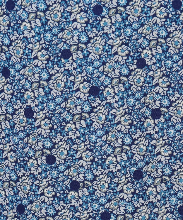 JOSEPH ABBOUD リバティプリント シャツ ダルブルー系5