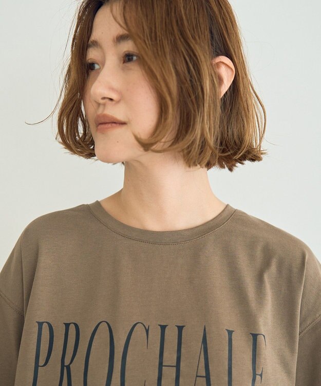 YECCA VECCA 【UVカット】ロゴBIGTee Khaki