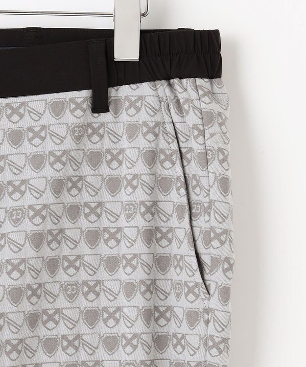 23区GOLF 【MEN】エンブレムジャガードパンツ ライトグレー系5