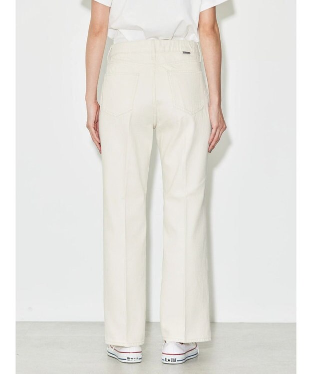 AMERICAN HOLIC センタープレスフレアデニム Ivory