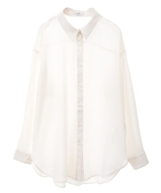 earth music&ecology シアーシャツ Off White