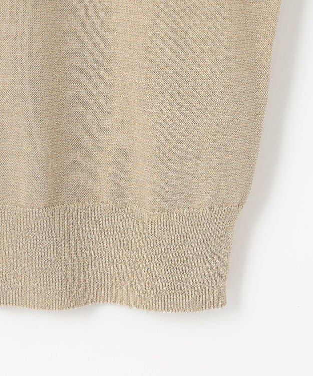 自由区 L 【カタログ掲載・洗える】エンブレム ニット ベージュ