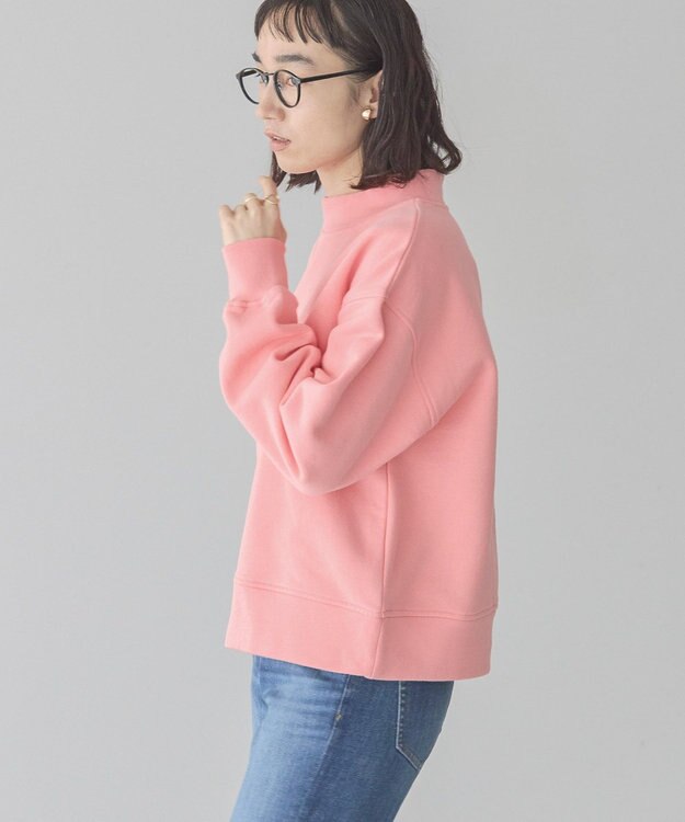 AMERICAN HOLIC モックネック裏起毛プルオーバー Pink