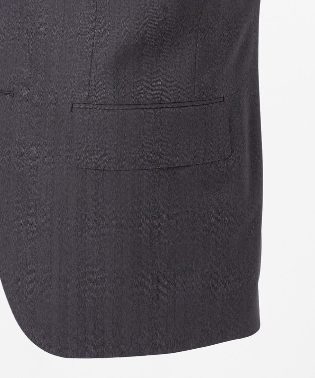 J.PRESS MEN 【ESSENTIAL CLOTHING】ヘリンボーンストライプ スーツ/総裏 グレー系1