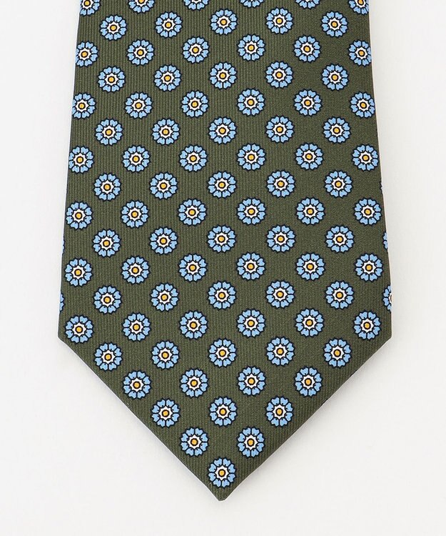 J.PRESS MEN 【ADAMLEY】花小紋ネクタイ カーキ系8